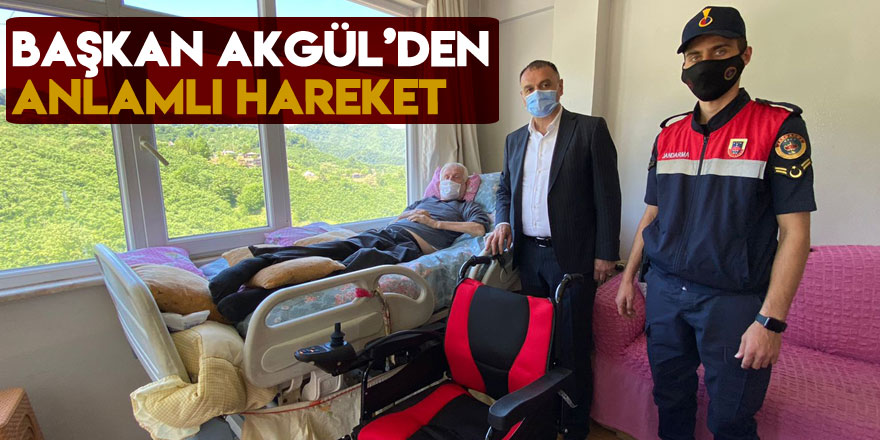 BAŞKAN AKGÜL’DEN ANLAMLI HAREKET