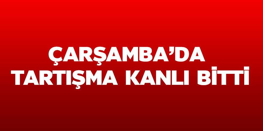 Tartışma Kanlı Bitti: 1 Yaralı