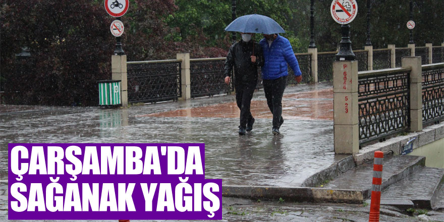 Çarşamba'da Sağanak Yağış