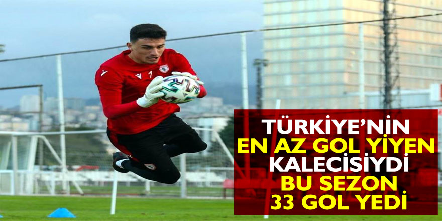 Türkiye’nin en az gol yiyen kalecisiydi, bu sezon 33 gol yedi