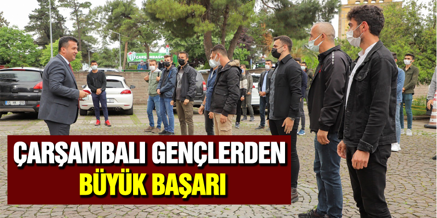 Çarşambalı gençlerden büyük başarı