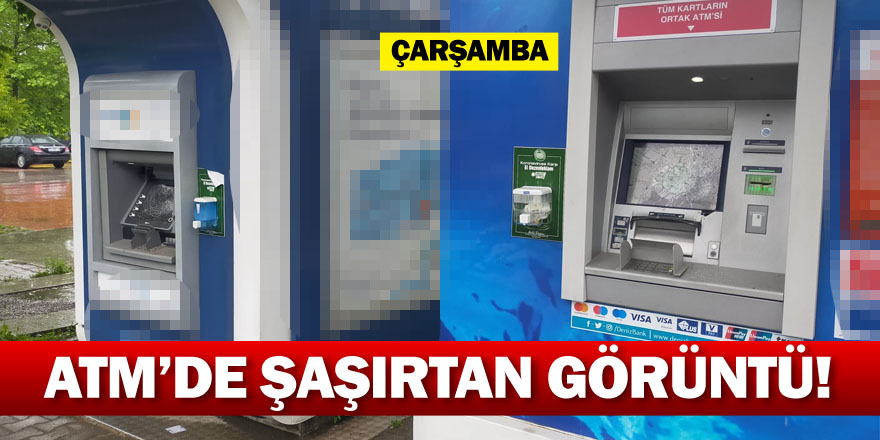 ATM’lerde şaşırtan görüntü!