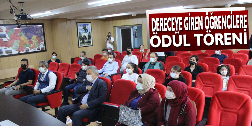 Dereceye Giren Öğrencilere Ödül Töreni