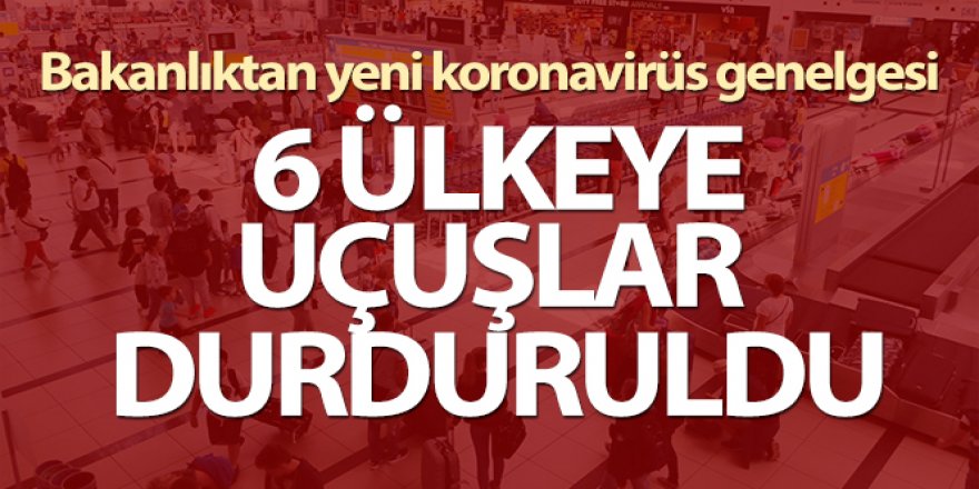 Bakanlıktan 'Ülkeye Giriş Tedbirleri' konulu genelge!