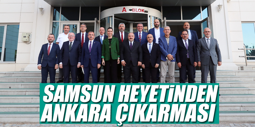 Samsun heyetinden Ankara çıkarması