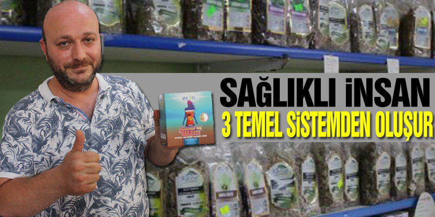 SAĞLIKLI İNSAN 3 TEMEL SİSTEMDEN OLUŞUR