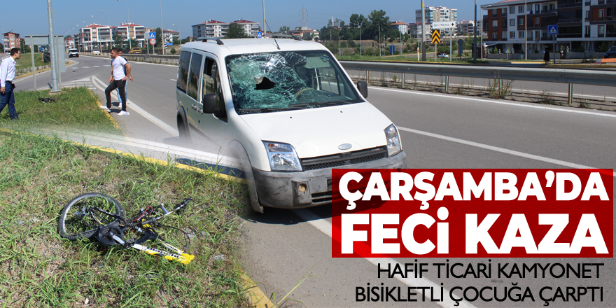 Çarşamba’da Trafik Kazası: 1 yaralı