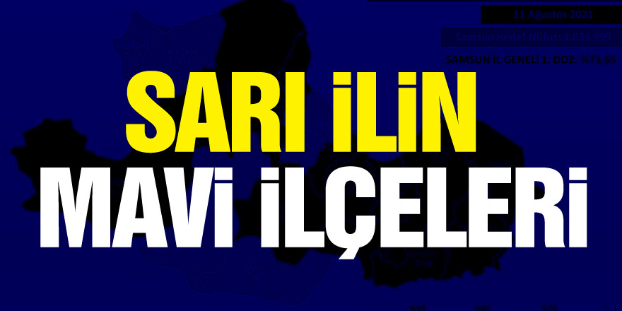 Sarı ilin mavi ilçeleri