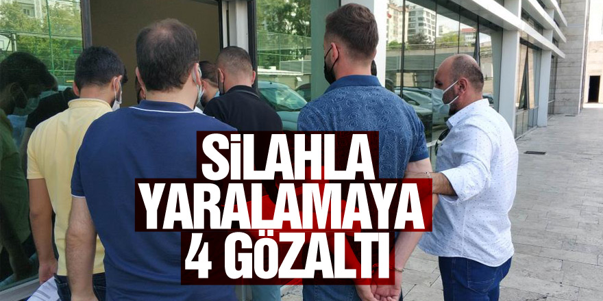 Samsun'da silahla yaralamaya 4 gözaltı