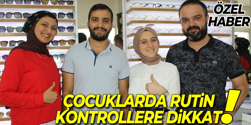 Çocuklarda Rutin Kontrollere Dikkat