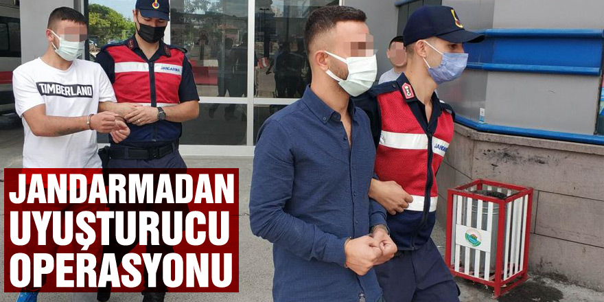 Jandarmadan uyuşturucu operasyonu: 2 gözaltı