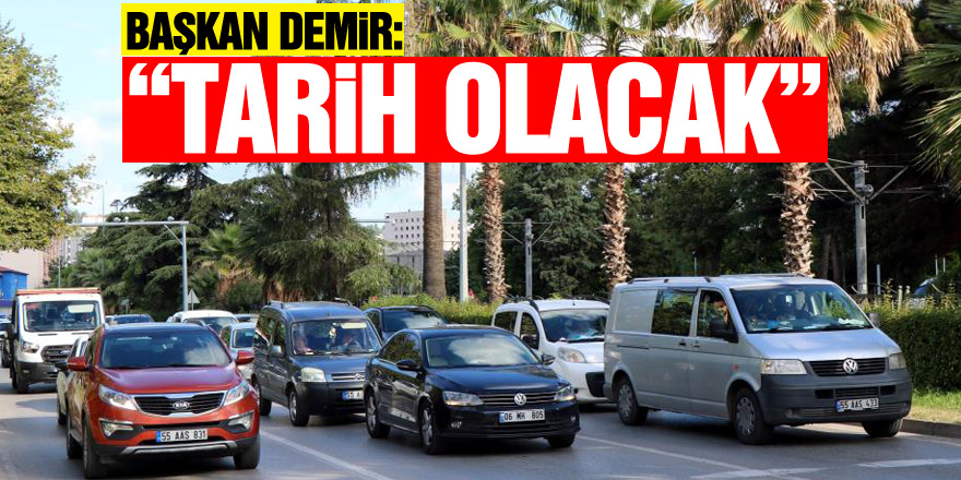 Başkan Demir: “Trafik yoğunluğu 1,5 yıl, otopark problemi de 2 yıl sonra tarih olacak”
