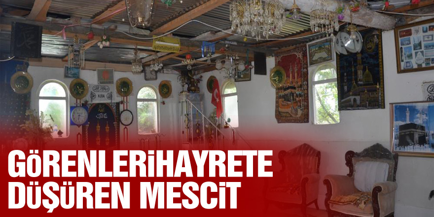 Görenleri hayrete düşüren mescit