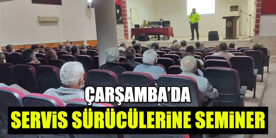 Servis sürücülerine seminer 