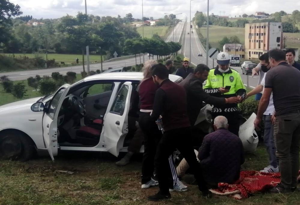 Samsun'da trafik kazası: 6 yaralı