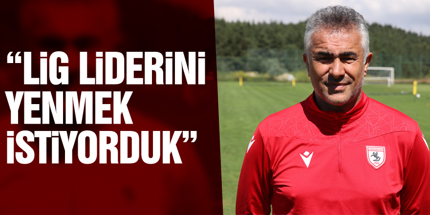  “Lig liderini yenmek istiyorduk”