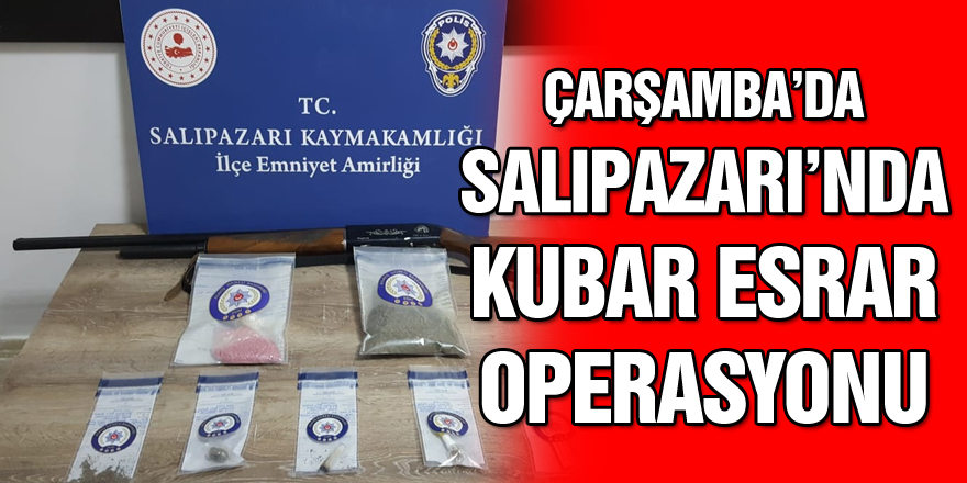 Salıpazarı’nda kubar esrar