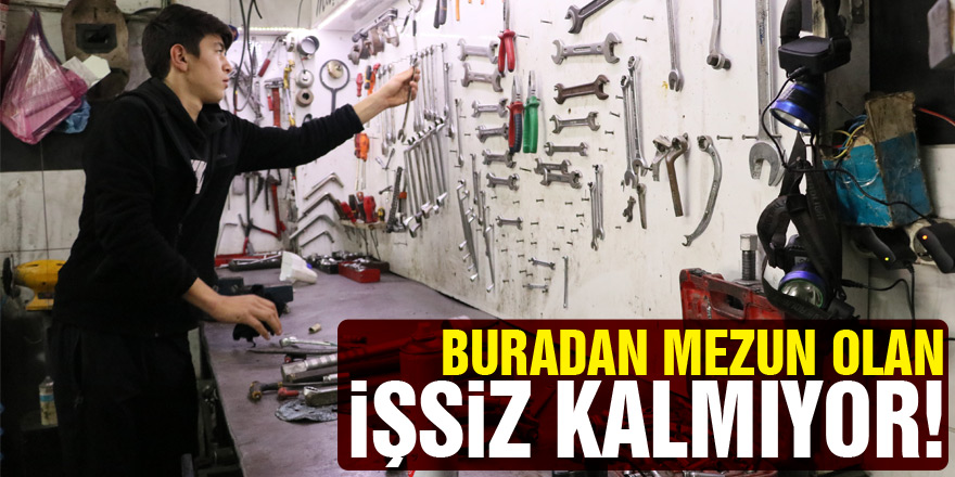 Buradan mezun olan işsiz kalmıyor!