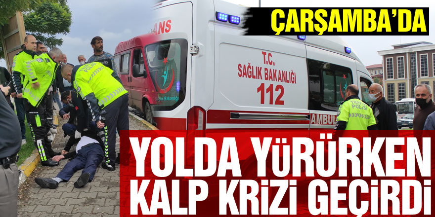 Yolda Yürürken Kalp Krizi Geçirdi