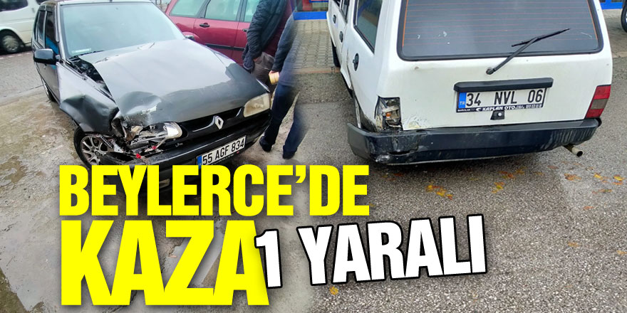 Beylerce’de Kaza: 1 yaralı