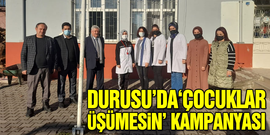 Durusu’da‘Çocuklar Üşümesin’ kampanyası