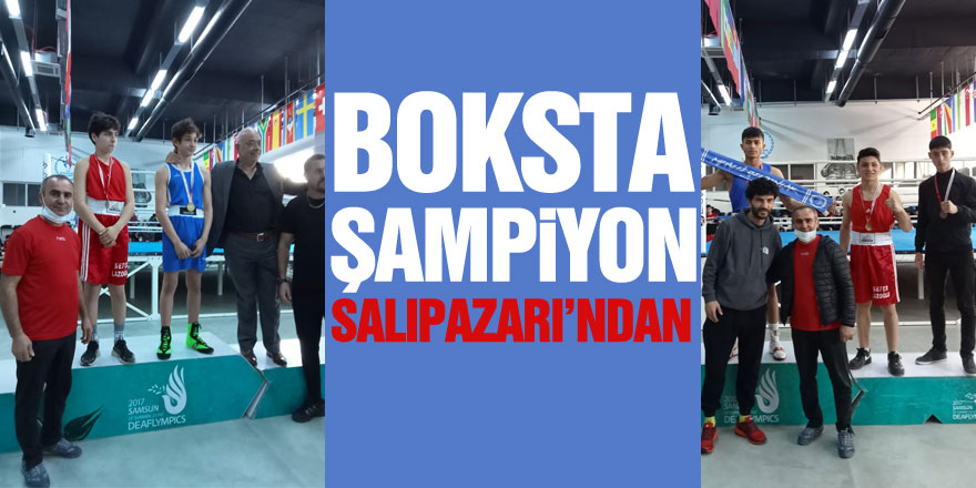 Boksta Şampiyon Salıpazarı’ndan