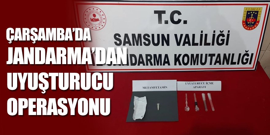 Jandarma'dan uyuşturucu operasyonu 