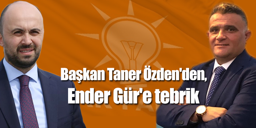 Başkan Özden'den, Ender Gür'e tebrik 