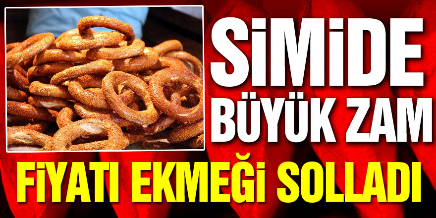 Samsun'da simide büyük zam: Fiyatı ekmeği solladı