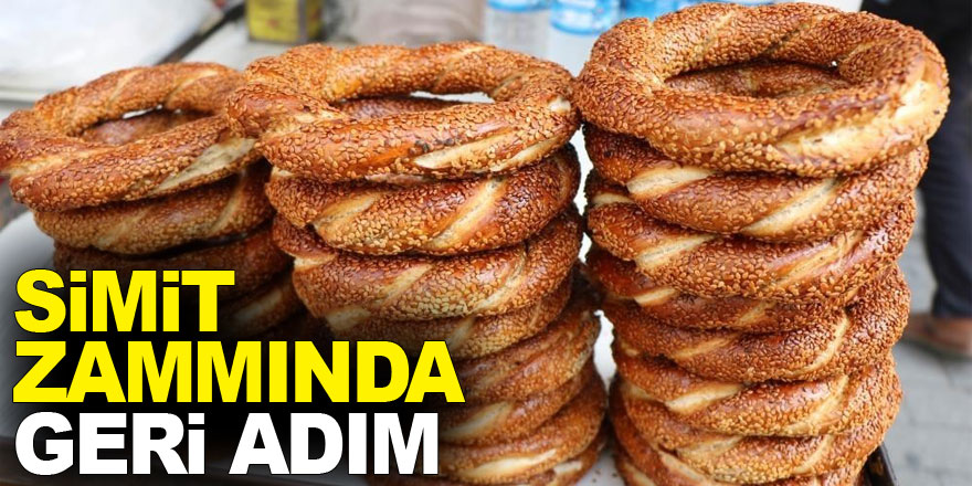 Samsun'da simit zammında geri adım