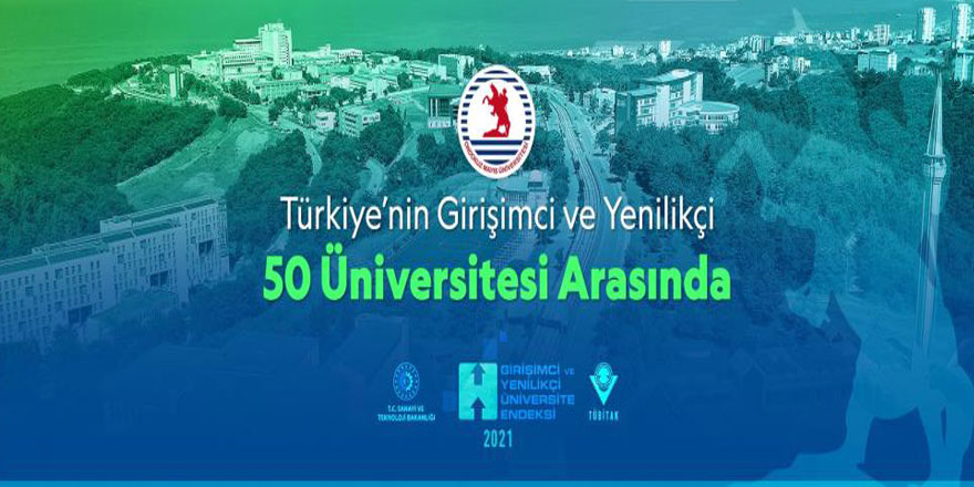 OMÜ, Türkiye’nin en girişimci ve yenilikçi 50 üniversitesi arasında