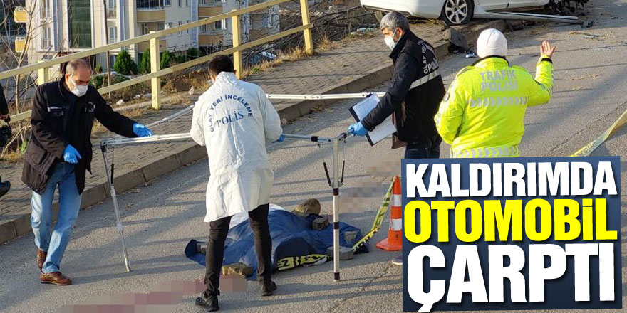 Torununu okula götüren kadına kaldırımda otomobil çarptı: 1 ölü, 1 yaralı