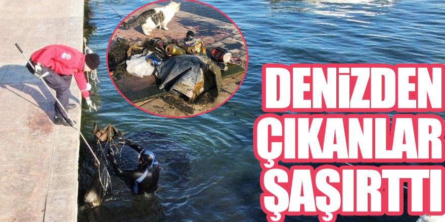 Denizden çıkanlar şaşırttı