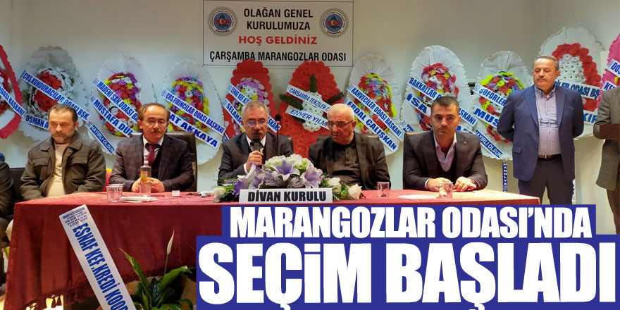 MARANGOZLAR ODASI'NDA  SEÇİM BAŞLADI