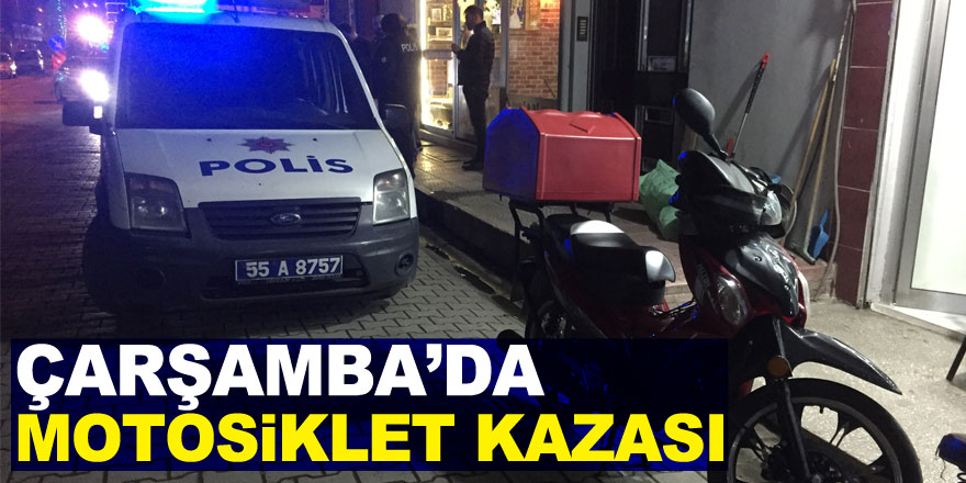 Otomobille çarpışan motosikletin sürücüsü yaralandı