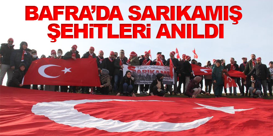 Bafra’da Sarıkamış şehitleri anıldı