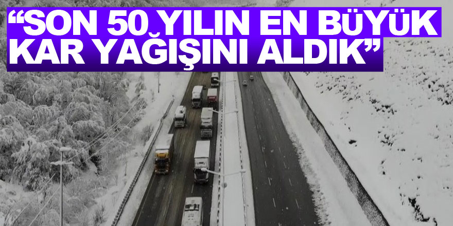 Samsun son 50 yılın en yoğun kar yağışını aldı