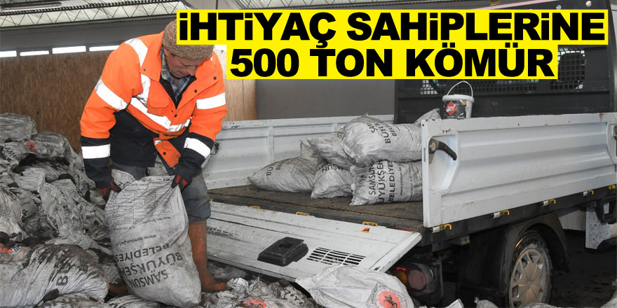 İhtiyaç sahiplerine 500 ton kömür