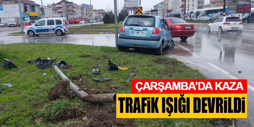 Çarşamba’da kaza