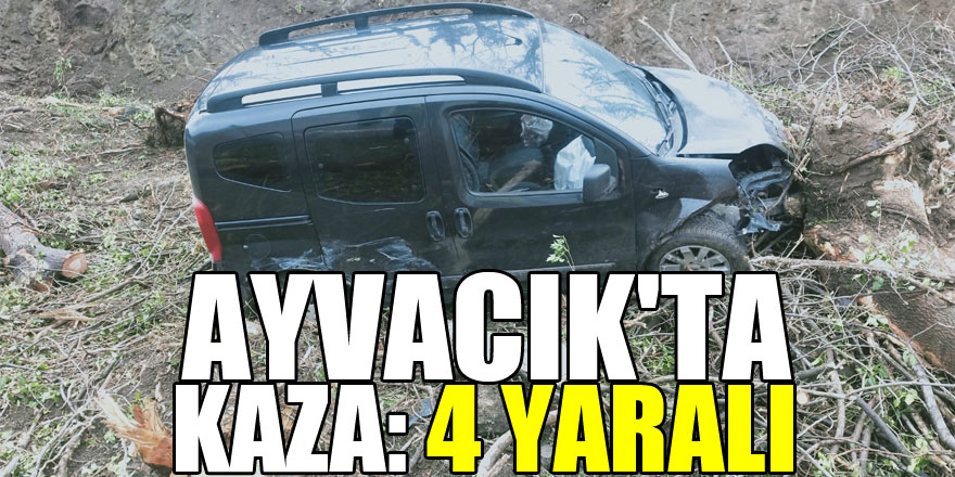 AYVACIK'TA KAZA: 4 YARALI