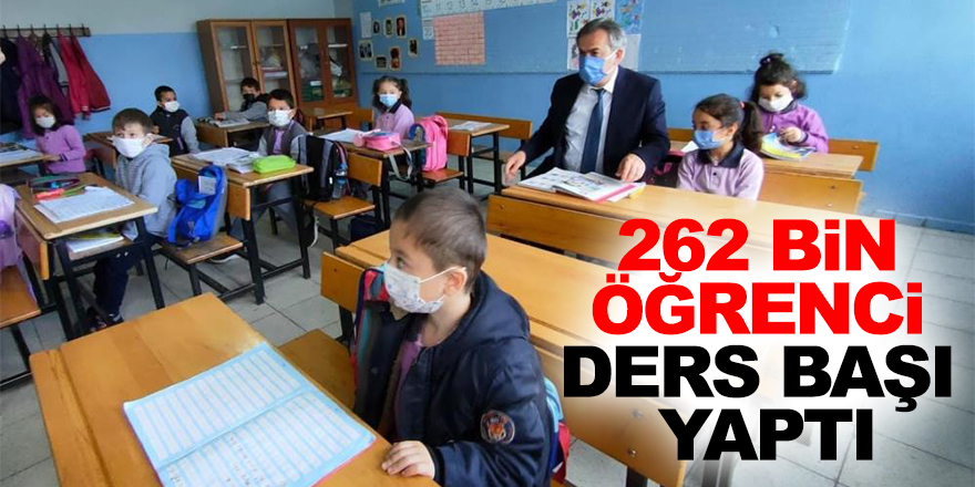 Samsun’da 262 bin öğrenci ders başı yaptı