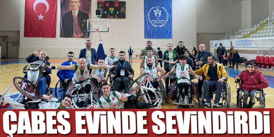 ÇABES EVİNDE SEVİNDİRDİ  ÇABES:70- ZİLE:69