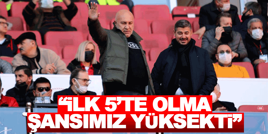 Samsunspor Başkanı Yıldırım: “Süper Lig’de olsak ilk 5’te olma şansımız yüksekti”