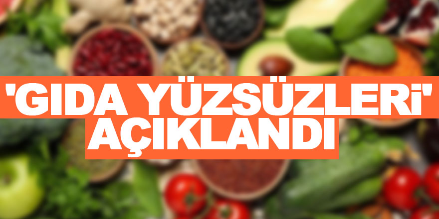 Samsun'un 'gıda yüzsüzleri' açıklandı