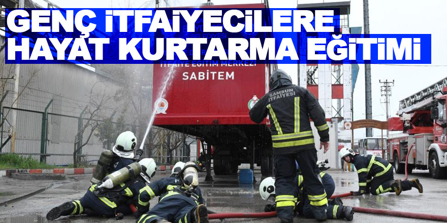 Genç itfaiyecilere hayat kurtarma eğitimi