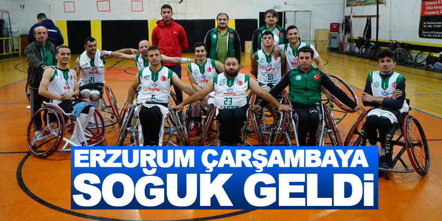 ERZURUM ÇARŞAMBAYA SOĞUK GELDİ  ERZURUM: 78 ÇABES: 73