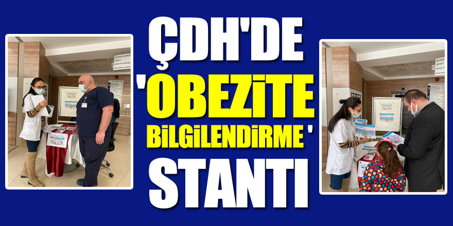 ÇDH'DE  'OBEZİTE GÜNÜ' STANTI