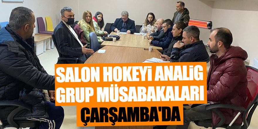 Salon Hokeyi Analig Grup Müsabakaları Çarşamba'da