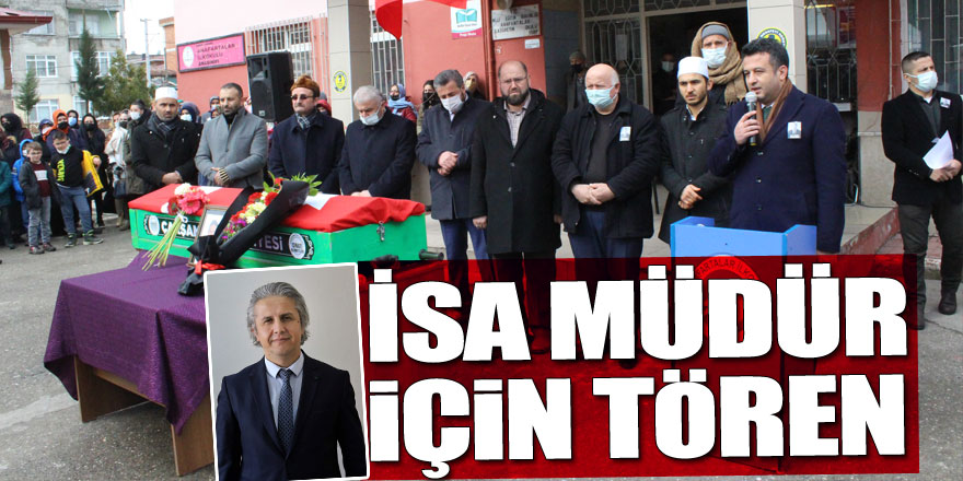 İsa Müdür için tören