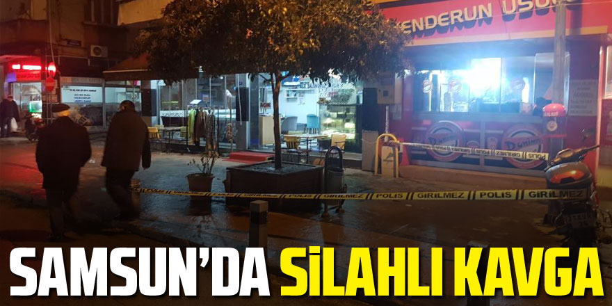 Samsun’da silahlı kavga: 1 yaralı